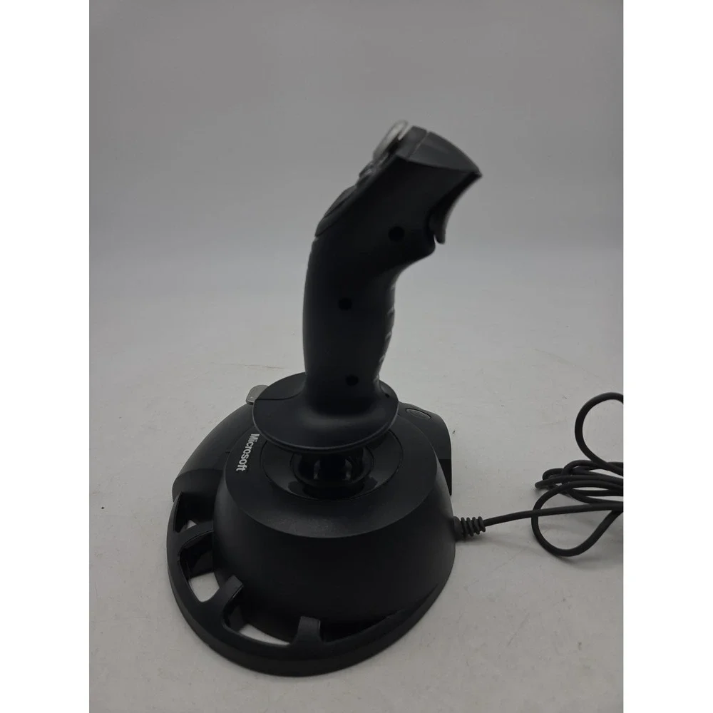 Microsoft Sidewinder Precision 2 Joystick USB Flight Controller PC Gaming Black
